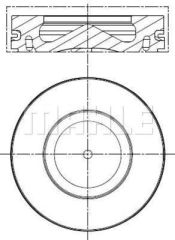 PISTON SEGMAN STD 84.00mm BMW E60 E87 E90 E92 E93 F10 F20 F30 F32 F33 F34 F36 E83 E84 F25 F15 MINI R55 R61-MAHLE 081PI00100000-11257803033