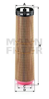 HAVA FILTRESI MERCEDES OM646 OM647 OM648 W211 S211 W220-MANN C12178.2-A6460940304