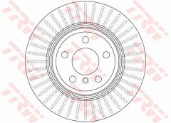 FREN DISKI ARKA ADET BMW F30 F32 F33 F34 F36-TRW DF6512S-34216864899