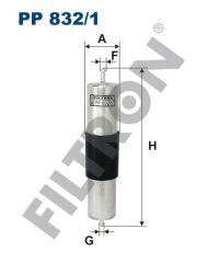 YAKIT FILTRESI BMW M42 M43 M50 M52 E36 E46 E39 E38 E31-FILTRON PP832.1-13321740985-13321702632