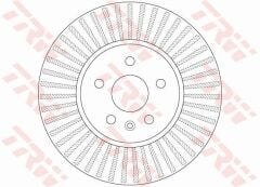 ÖN FREN AYNASI MOKKA 12 CHEVROLET TRAX 12 300x26x5DL HAVALI-TRW DF6629-13502059-569091