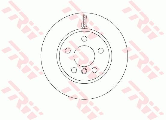 FREN DISKI ON BMW F45 MINI F54 F55 F56 F57-TRW DF6799-34116866295-34116799347