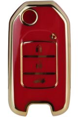 KONTAK ANAHTAR KUMANDA KORUYUCU KILIF TPU SİLİKON KIRMIZI HONDA CIVIC-CR-V-HR-V-AFT HMA061-K-HMA061-K