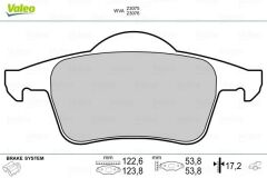 ARKA BALATA VOLVO S60 2000-2010 S80 1998-2006 V70 97-07 XC70 97-07 S70 97-00-VALEO 670480-272399-274334-8634925-WVA23075