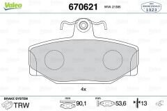 ARKA BALATA VOLVO V70 2.0T 2.3 2.5 XC70 2.4T S70 740 760 780 940 S90 V90-VALEO 670621-271829-272291-271573-270923