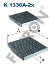 KABİN FİLTRESİ BMW X3 F25 20 DX 184HP 11/10--FILTRON K1336A-2X-64312284828