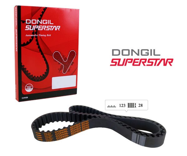 TRİGER KAYIŞI 123x280 HYUNDAI ACCENT GETZ 1.5CRDI 12V 02 KIA CERATO SPORTAGE 2.0CRD-DONGIL 123RU28-2431227000-2431227250