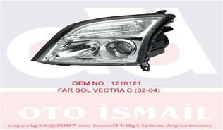 FAR SİNYAL SOL VECTRA C 04/02-08/05-KOMBİ 10/03-08/05-SIGNUM 05/03-08/05 ELEKTRİKLİ H7 H7-HELLA 1EL008320071-93171428-1216121-9185782