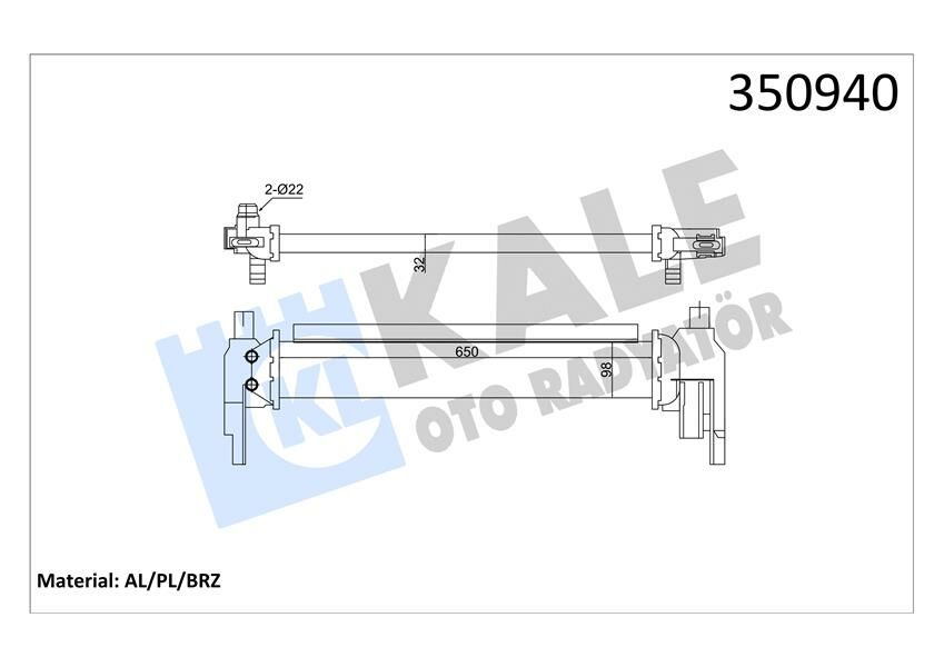 TURBO RADYATÖRÜ INTERCOOLER GOLF VII-A3 12 LEON 12 OCTAVIA 12-KALE-5Q0121251EL