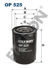 YAĞ FİLTRESİ CADDY 95-04 - GOLF 83-99 - JETTA 80-91 - PASSAT 80-96 - POLO 86-99 - LT35 82-96-FILTRON OP525-068115561A-068115561B-068115561C