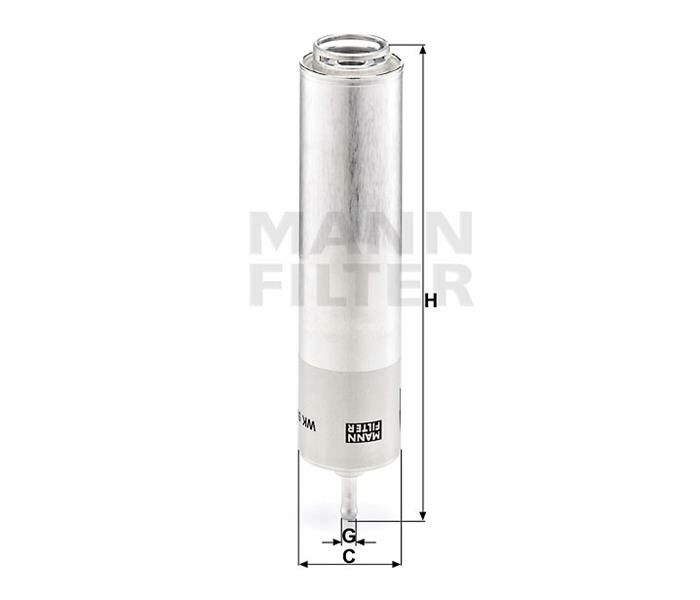 YAKIT FILTRESI BMW N47 N57 M57 E90 E92 E93-MANN WK5001-13327793672