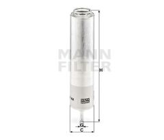 YAKIT FILTRESI BMW N47 N57 M57 E90 E92 E93-MANN WK5001-13327793672