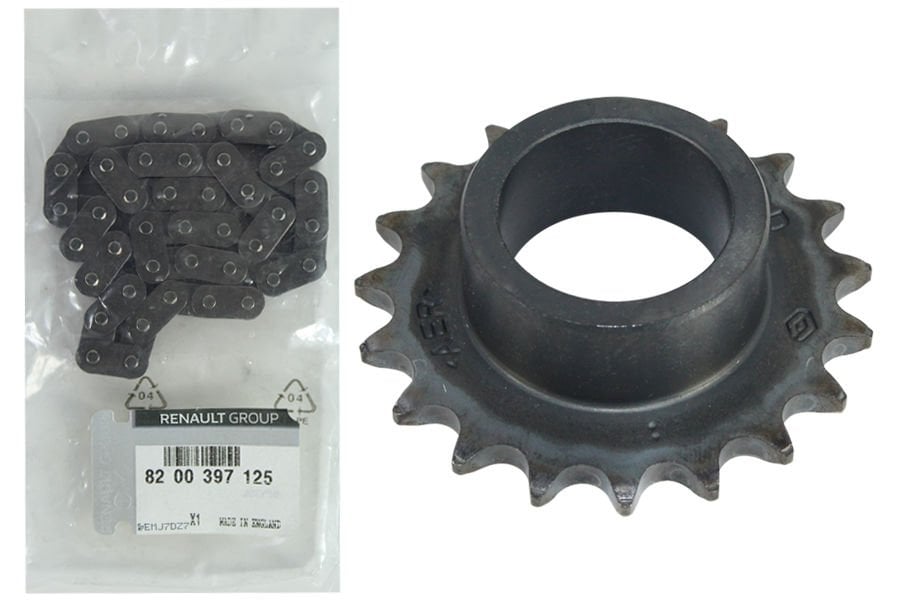 YAĞ POMPA ZİNCİR DİŞLİSİ CLIO-KANGOO-MEGANE 1.5DCI K7J K7M K9K-OEK-8200397125-8200313628