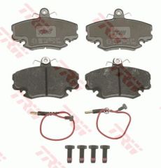 ÖN BALATA FİŞLİ RENAULT R9-R19-R21-CLIO I-II-MEGANE I-TWINGO-LOGAN-SANDERO-SOLENZA-TRW GDB400-7711130071-7701204833-WVA21404