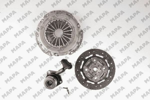 DEBRIYAJ SETI C-MAX 04 08 FOCUS II 04 11 MONDEO IV CA2 07 14 123PS BENZ. ECOSPORT 1.5TI 14 VOLVO C30 1.6 06 12 S40 II 1.6 05 12 V50 1.6 06 12 RULMANLI-MAPA 001220108-3M517540A1K-1343811-1343812-1385808