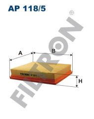 HAVA FILTRESI MERCEDES SLK-CLASS OM604 R170 96 04-FILTRON AP118.5-A6040940904