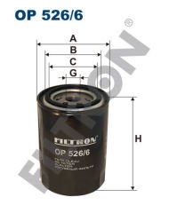 YAĞ FİLTRESİ AUDI A6 4B/C5 1.8 T 150HP 01/97-05/05-FILTRON OP526.6-068115561F