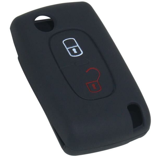 KONTAK ANAHTAR KUMANDA KORUYUCU KILIF SİLİKON SİYAH PEUGEOT 207-P307-P308-PARTNER-CITROEN C2-C3-C4-AFT HMA100-S-HMA100-S