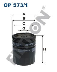 YAĞ FİLTRESİ MITSUBISHI COLT VI/COLT CZ3/CZC/CZT Z30 1.5 DİD 95HP 08/04-12/08-FILTRON OP573.1-MN960320