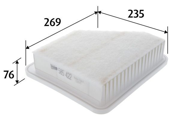 HAVA FİLTRESİ COROLLA AURIS 07-1.4 D4D- VERSO 2.0 D4D DIZEL YAMUK-VALEO 585422-17801OR030-178010R030