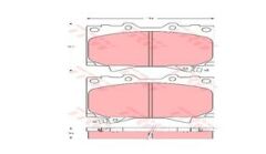 ÖN BALATA LAND CRUISER 100 4.7 V8 98-02 4.2 TD 90-98-TRW GDB3197-0446560160-0446560150-WVA23524