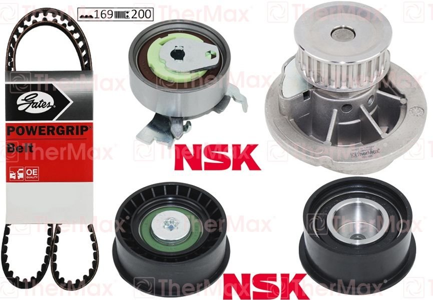 DEVİRDAİMLİ EKSANTRİK GERGİ KİTİ ASTRA F-CORSA B-VECTRA B 1.4i-1.6i-1.8i 16V X14XE-X16XEL-X18XE-THERMAX T15.161-95516734-1606274-93180219-1629061