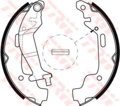 ARKA PABUÇ BALATA AGILA 1.0 12V 1.2 16V 2000 12.2007 180X26 GS8468-TRW GS8468-1605977-4705128-4706834-4706273