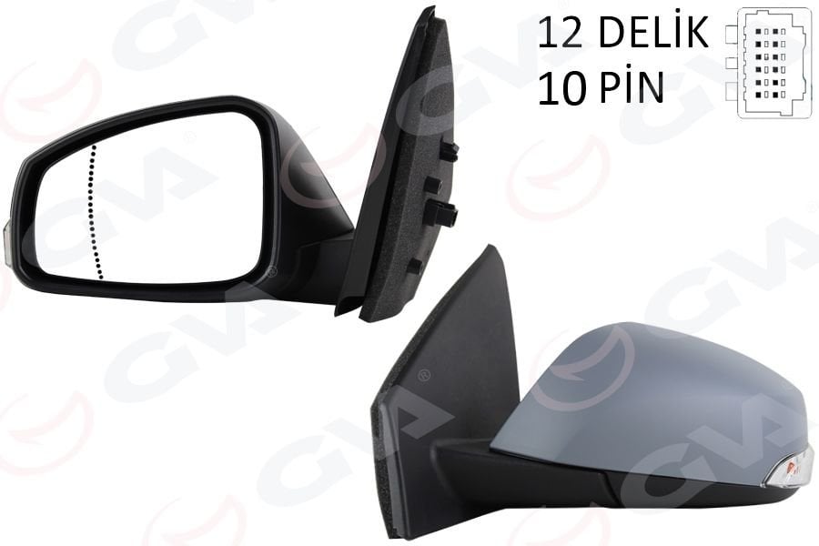 ELEKTRİKLİ ISITMALI SİNYALLİ KATLANIR ASTARLI KONVEKS SAĞ R MEGANE FLUENCE 08--GVA-51403755415-963010192R-963016738R