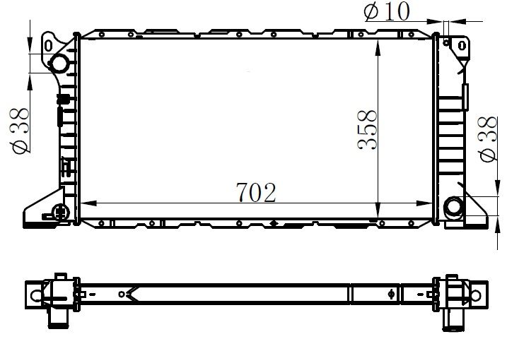 MOTOR RADYATORU AC TRANSIT TURBO T12 T15 2.5D 97 01 MANUEL UZUN TIP 2 SIRA CU PL-ORIS BFR007026-94VB8005DB-97AB8005AA-99VB8005DB