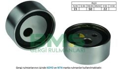 EKSANTRİK GERGİ RULMANI R19 1.2-1.4 -CLIO 1.2-1.4-KANGOO 1.2-MEGANE 1.4-CLIO-KANGOO-TWNG 1.2 MEGANE 1.6 - K7J-BMS 075-7700736085-1307700QAD