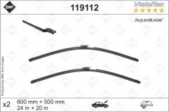 SILECEK SUPURGESI VOLVO S60 III 20 V40 II 20 600 500 mm ISITMA ÖZELLİKLİ-VALEO 119112-31693567