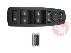 CAM AÇMA/KAPAMA KUMANDA GRUBU KOMPLE RENAULT MEGAN III-FLUENCE KATLANIR AYNALI ARAÇLAR İÇİN-GUA 41418-254000006R-809610016R