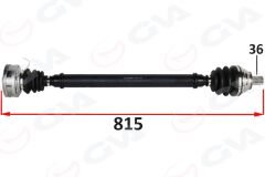 KOMPLE AKS ÖN SAĞ GOLF-LEON-JETTA-PASSAT CAYB-CAYC 1.6 TDİ UZUN 04-13 CAYB-CAYC 1.6 TDİ-GVA 4475284-1K0407272GM-2K0407272F-1K0407272DN