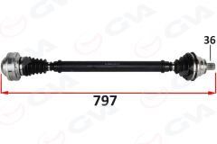KOMPLE AKS ÖN SAĞ GOLF5-GOLF6-PASSAT-JETTA 2.0 TDİ 04-13 BKP-BKD-CFFB 2.0 TDİ-GVA 4475286-1K0407272EN-1K0407272RB