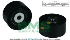 EKSANTRİK GERGİ RULMANI P207-208-301-308-408-508-PARTNER-BERLINGO-C3-C4-FIESTA-FOCUS-CMAX-MONDEO-BMS 438-0830.75-AV6Q6M250AA