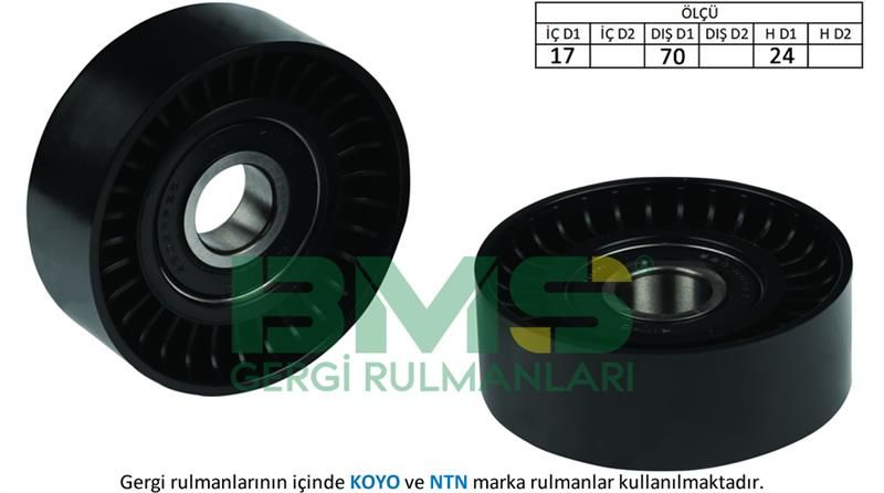 ALTERNATÖR GERGİ RULMANI KÜTÜKSÜZ T5-PASSAT-CADDY-GOLF4/5-JETTA-TOLEDO-LEON-IBIZA 1.6-1.8-2.0-BMS 039-06A903315D-06A903315E-06A903315F