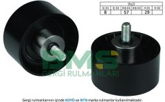 EKSANTRİK GERGİ RULMANI BRAVA-BRAVO-MAREA-PUNTO-STILO 1.4 12V-1.8 16V-1.9TDS 92-BMS 086-60607965-60664403-60813415