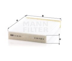 POLEN FİLTRESİ DACIA DOKKER 1.2TCE-1.6 16V-1.5DCI LODGY 1.2TCE-1.6-1.5DCI-MANN CU25012-272775340R