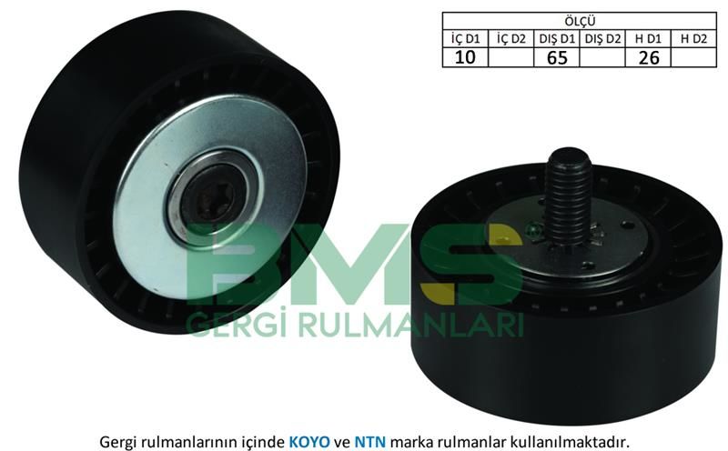 EKSANTRİK GERGİ RULMANI ANTARA 07 CAPTIVA 2.0D 06 CRUZE 09 LACETTI 07 NUBIRA 05-BMS 309-4805176-96440326