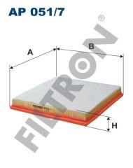 HAVA FİLTRESİ ASTRA J 1.3CDTİ-1.4 16V-2.0CDTİ TURBO 09 CRUZE 09 2.0 CDI SÜNGERLİ-FILTRON AP051.7-834126-13272719