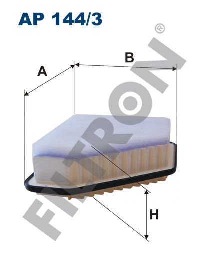 HAVA FİLTRESİ COROLLA AURIS 07-1.4 D4D- VERSO 2.0 D4D DIZEL YAMUK-FILTRON AP144.3-17801OR030-178010R030