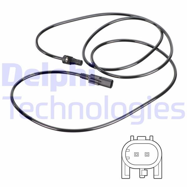 ABS SENSORU ARKA SOL MERCEDES SPRINTER B906 . VW CRAFTER 30-35-50-DELPHI-A9065400117-2E0927801