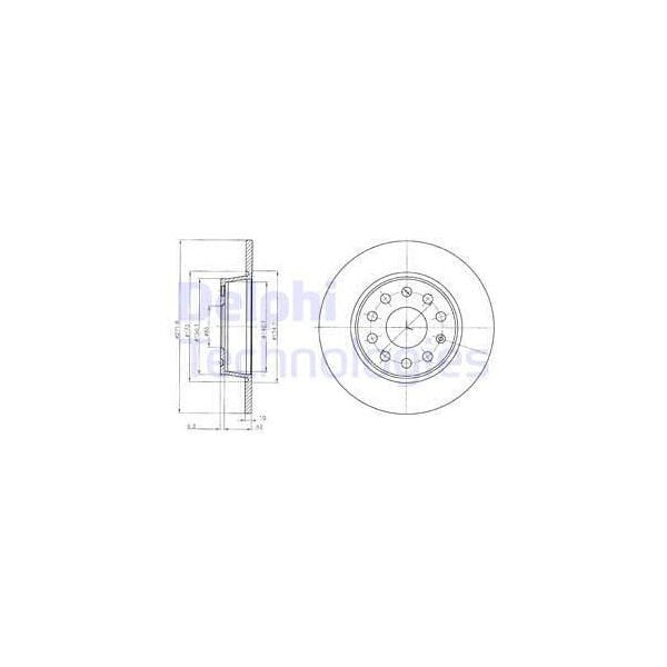 FREN DİSKİ ÇİFTLİ PAKET - BOYALI. DELİKSİZ ARKA AUDI // SEAT // SKODA // VW; A1. A3. Q2. TT // ALT EA. ATECA. LEON // OCTAVIA. SUPERB. YETI // BEETLE. CADDY. EOS. GOLF. GOLF BLUEMOTION. GOLF SPORTSVA-DELPHI-1K0615601AA-5Q0615601D