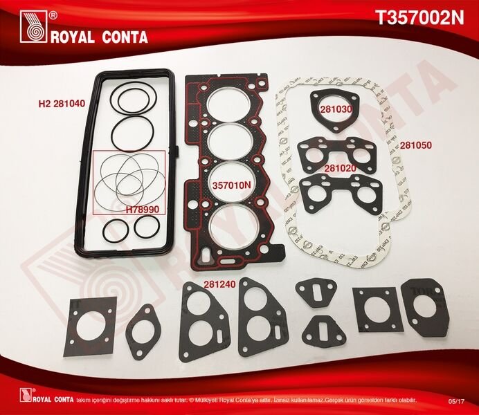 MOTOR TAKIM CONTA AX-BX-C15-SAXO-XSARA-ZX-C3 1.1-1.4 LT. K1F-K1G-K2A-K2B-TU1M-TU3M-ROYAL T357002N