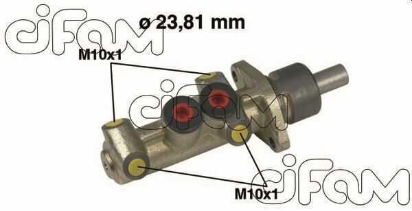 ANA MERKEZ LOGAN 1.6-1.8-2.0 91-01 MGN I 2.0 16V 96-03 23.81mm-CIFAM 202222-7701203719-4601.C4-95666966
