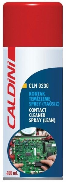 KONTAK DEVRE TEMİZLİYİCİ SPREY YAĞSIZ 400 ml.-CALDINI CLN-00230