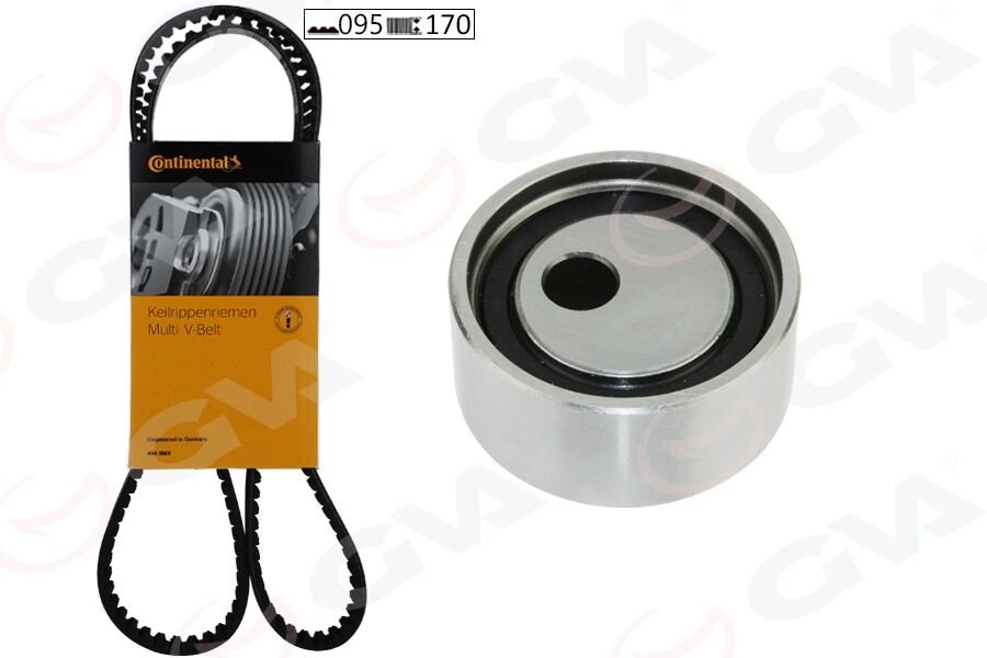 EKSANTRİK GERGİ KİTİ RENAULT CLIO I 90 98 R19 88 95 MEGANE I 96 99 095x170 1.2-1.4-1.6-GVA 59T1411C-7701472726-7701469833-1307700QAD