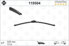 SİLECEK SÜPÜRGESİ ARKA GOLF5-GOLF6-POLO-IBIZA-TIGUAN 335 mm-VALEO 119504-6Q6955425-5J7955425-3C9955425