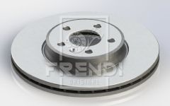 ÖN FREN AYNASI AUDI A4 06- 8EC-8K2 2.0 TDI 1.8 TFSI/1.8 TFSI QUATTRO 314x25x5DL HAVALI-FRENDI 41774-8K0615301