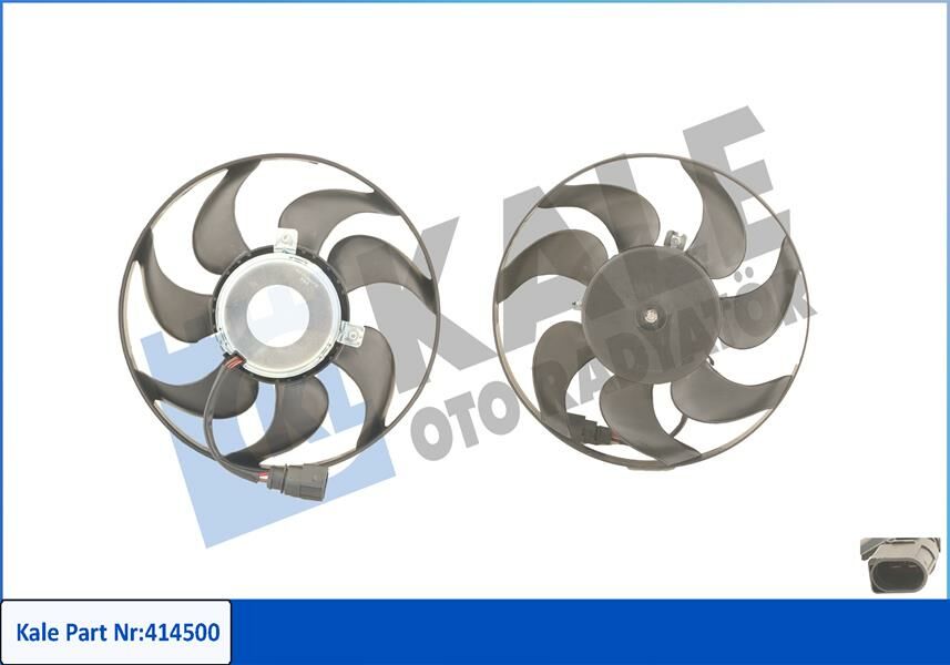 FAN MOTORU DAVLUMBAZLI SAĞ CADDY III-GOLF V-VI-PLUS-JETTA III-IV-PASSAT-SCIROCCO-TOURAN 200W-295mm-KALE 414500-1K0959455DH-1K0959455Q-3C0959455G